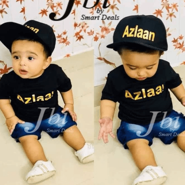Customize Name  Black T-shirt