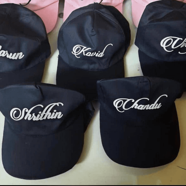 Customize Name Cap
Kids Cap 
Adult Cap