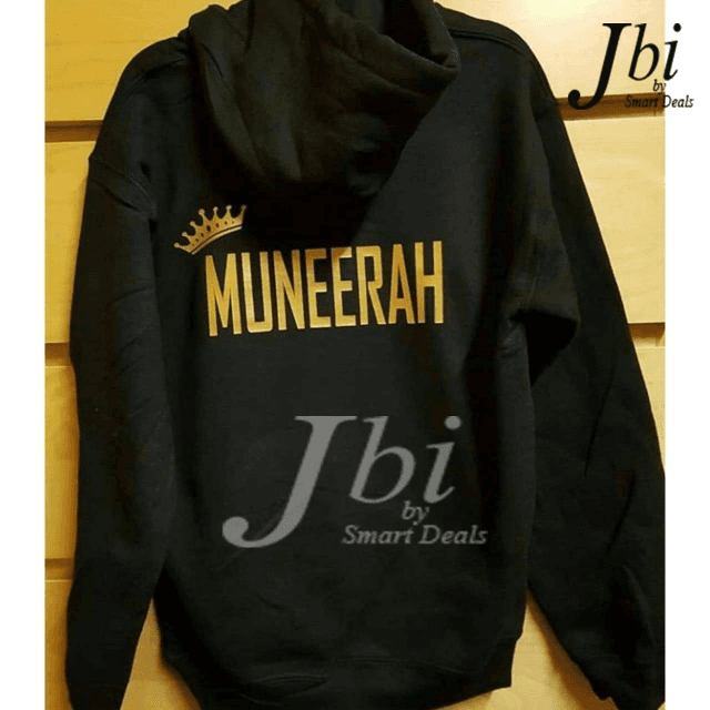 JBI Customize Name Kangroo Hoddie
Measurement
Small
Chest 17