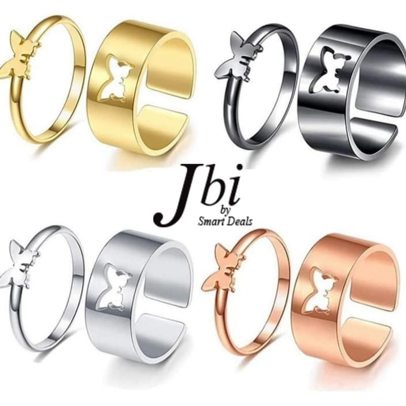 ButterFly Couple Ring
Size:- Adjustable